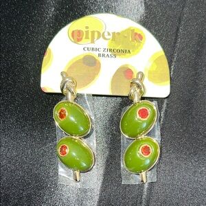 Piper K |  Olive Earrings